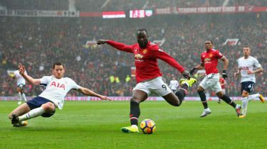 Napadalec Manchester Uniteda Romelu Lukaku