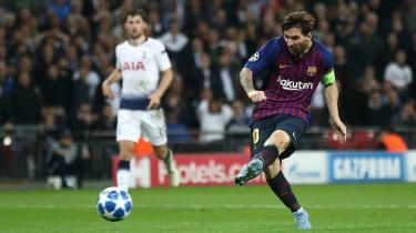 Liga Mistrzów: Tottenham oszołomiony pokazem magii Messiego na Wembley