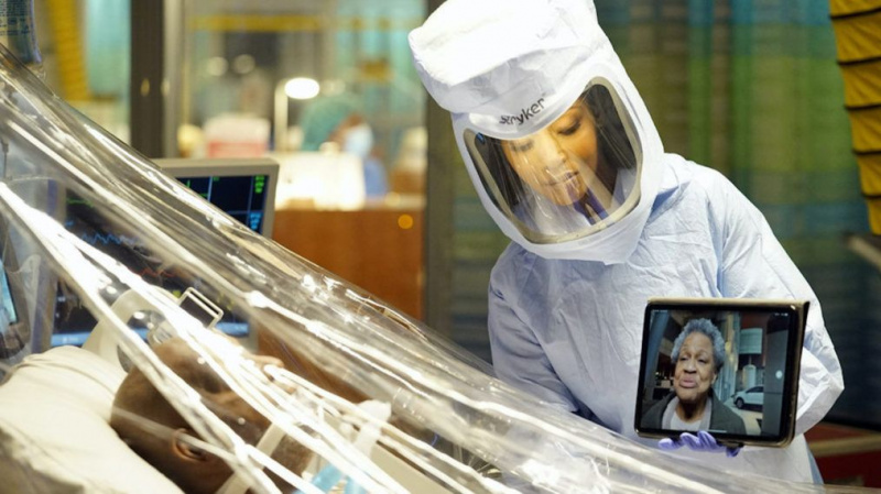 Chicago Med sesong 6 premiere april COVID -pasient