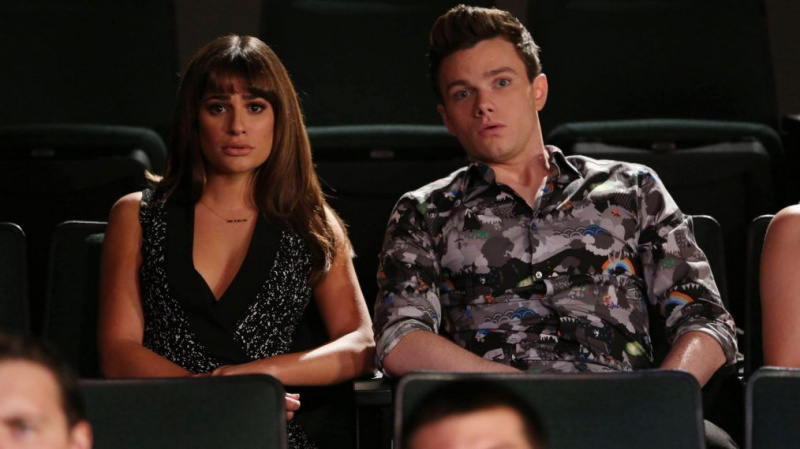 Freude Lea Michel Chris Colfer