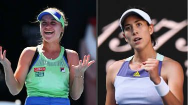 Sofia Kenin skal spille mod Garbine Muguruza i Australian Open damesinglefinalen