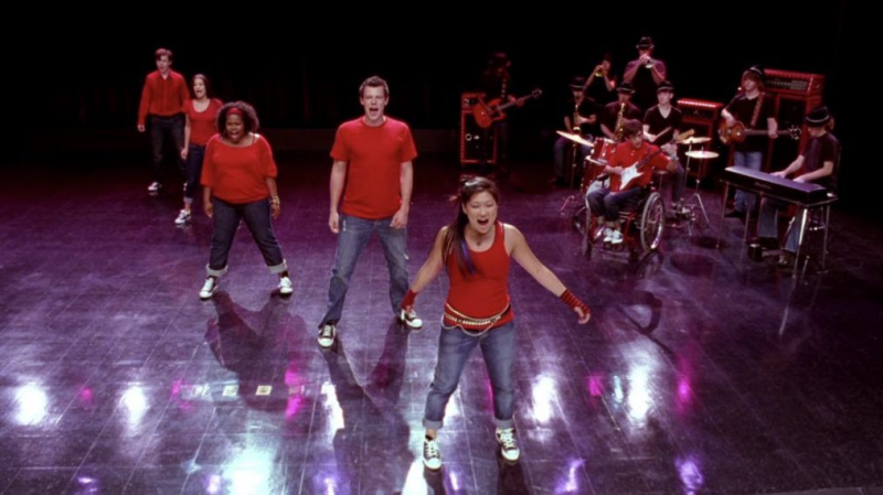 Glee-Pilotin Tina Finn Mercedes Rachel Kurt