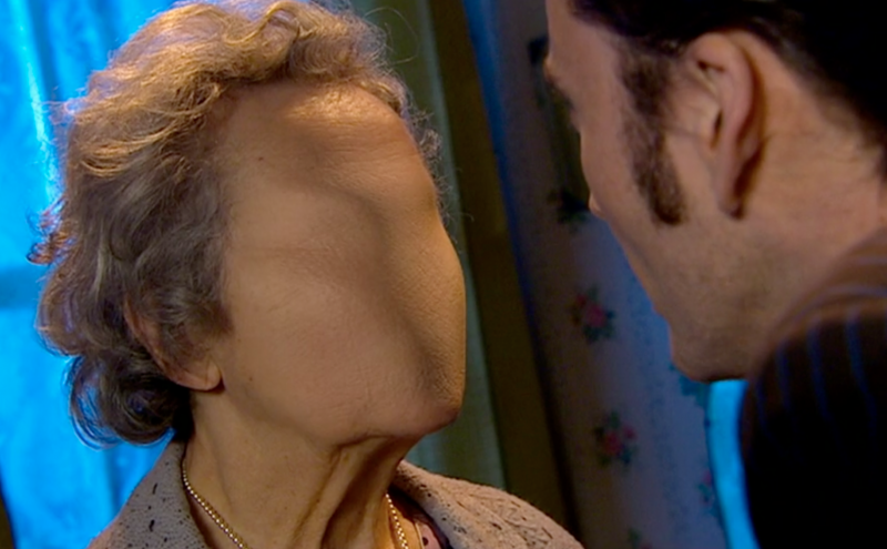   Doctor Who Idiot's Lantern gran