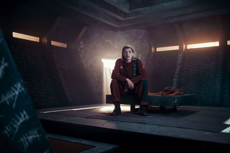 Jodie Whittaker Doctor Who Revolution of the Daleks Space fengsel