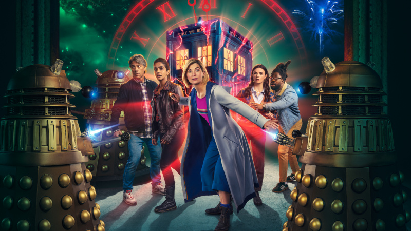  คีย์อาร์ตสำหรับงาน Doctor Who Festive Special ปี 2021 Eve of the Daleks