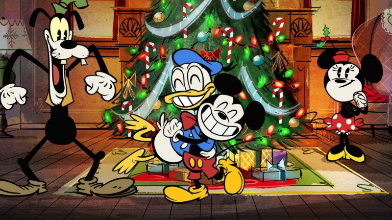 Mickey Mouse and Pals įsitraukia į atostogų dvasią su „Duck the Halls“ kalėdinėmis specialiomis dovanomis (VIDEO)