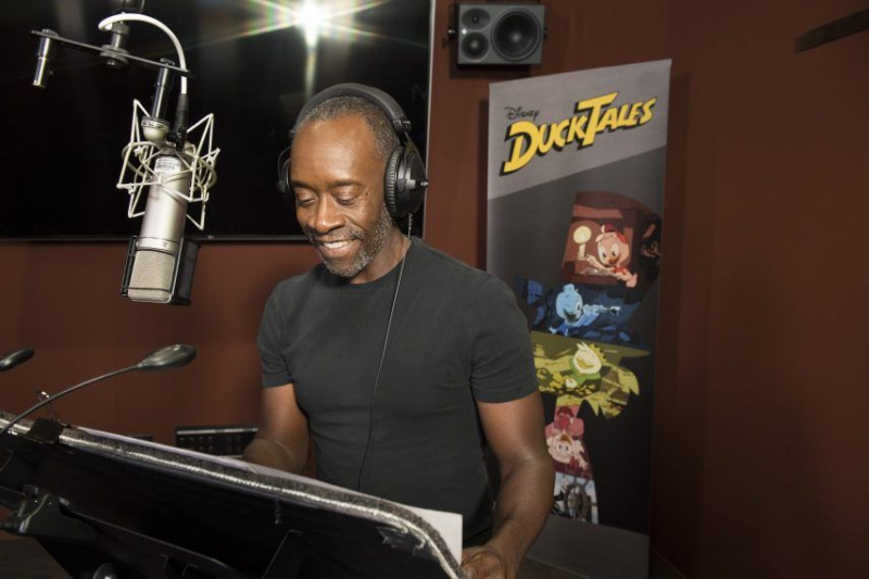 DUCKTALES - Don Cheadle recording for the role of Donald Duck