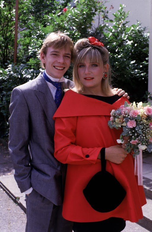  EastEnders'ta Cindy ve Ian Beale rolünde Michelle Collins ve Adam Woodyatt