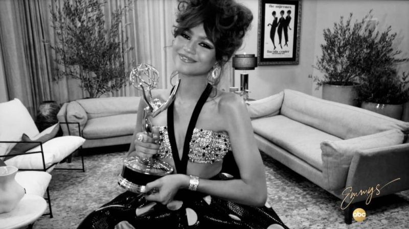 Emmys 2020 uzvarētāja portrets Zendaya