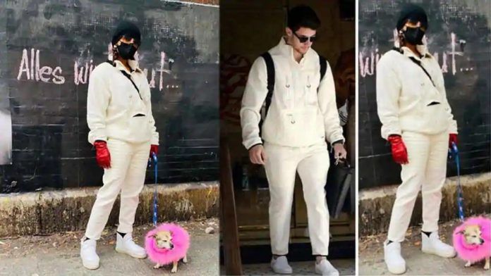 Priyanka Chopra vykročí s Dianou v teplákovej súprave jeho manžela; hovorí, že rada kradne jeho oblečenie