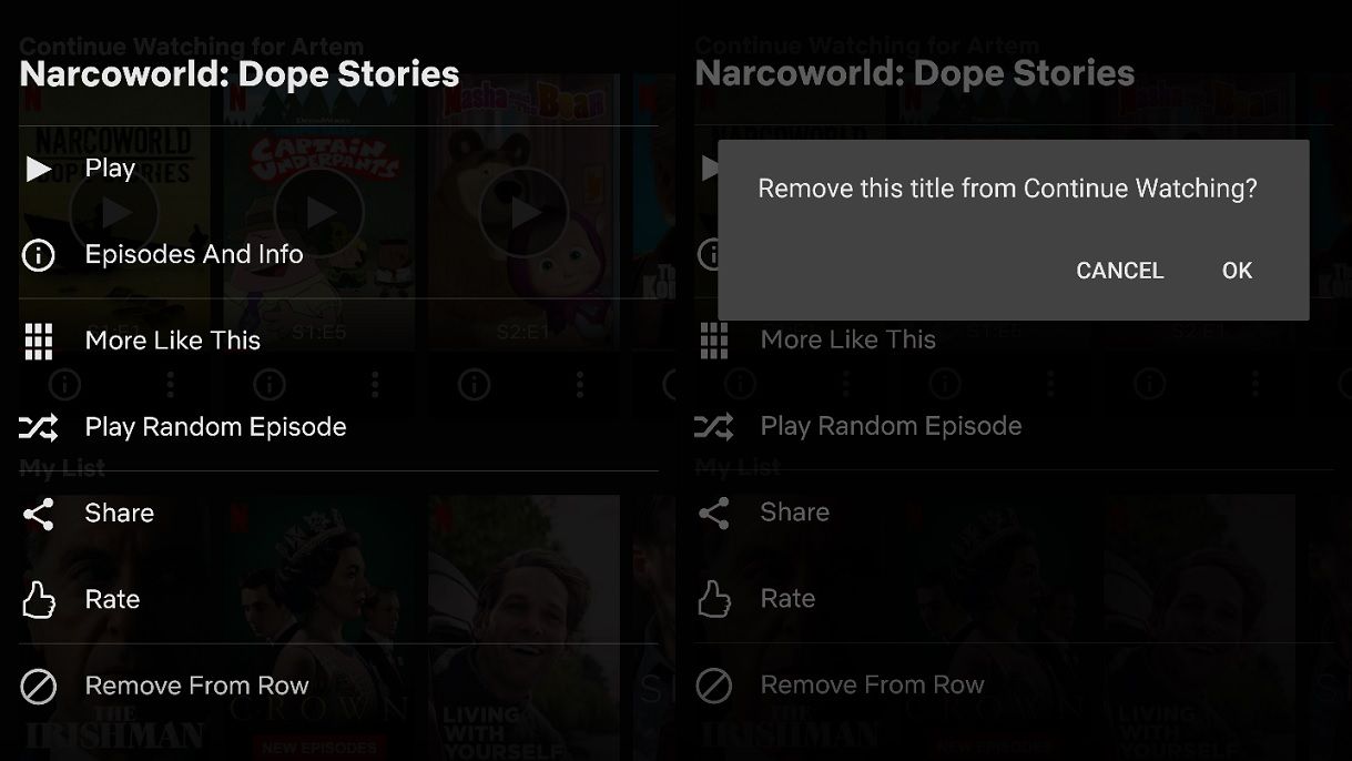 Netflix ดูรายการต่อ