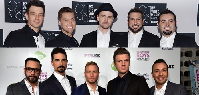 NSYNC și Backstreet Boys și-au luat șansa că lucrează împreună la ceva, iar fanii devin nebuni