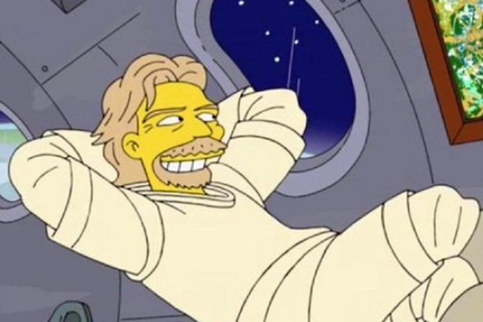 Richardo Bransono skrydis į kosmosą: dar viena Simpsonų prognozė?