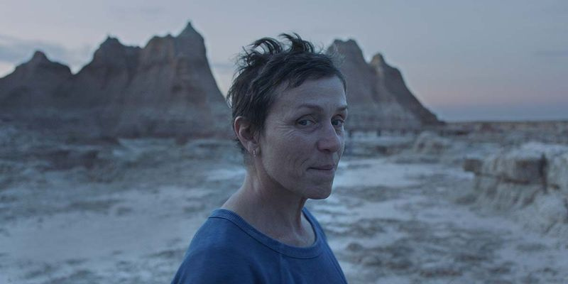 Frances McDormand in Nomadland.