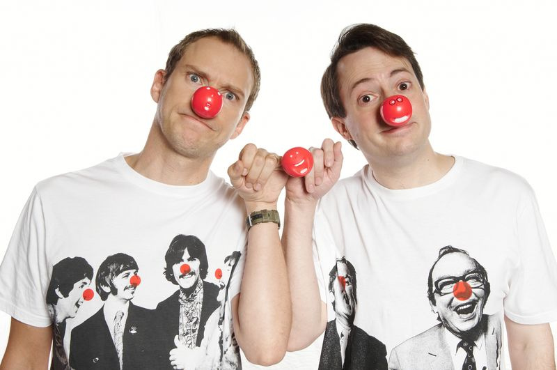 Robert Webb und David Mitchell Red Nose Day 2009