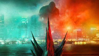 Godzilla contra Cartel de la película Kong.