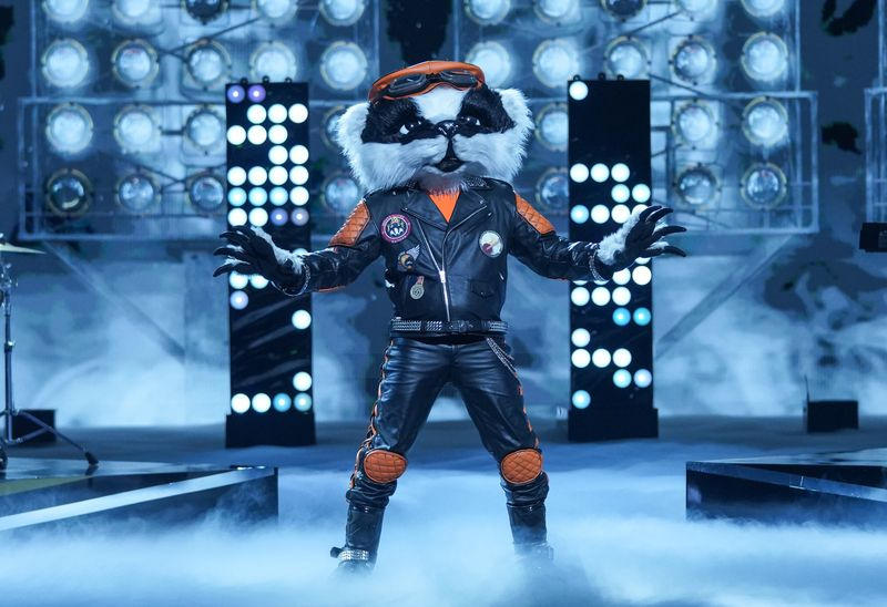 仮面の歌手のアナグマとしてのNe-Yo。