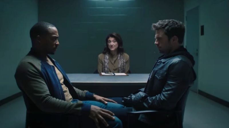 Ο Anthony Mackie και ο Sebastian Stan στο The Falcon and the Winter Soldier.
