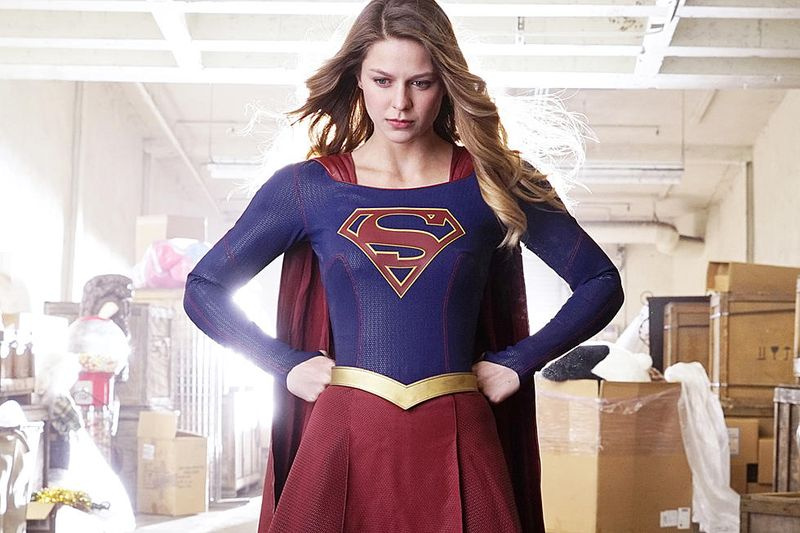 Η Melissa Benoist ως Supergirl.