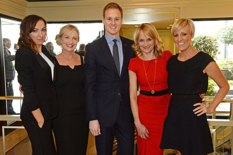 Dan Walker mit seinen BBC-Kollegen bei den TRIC Awards 2016