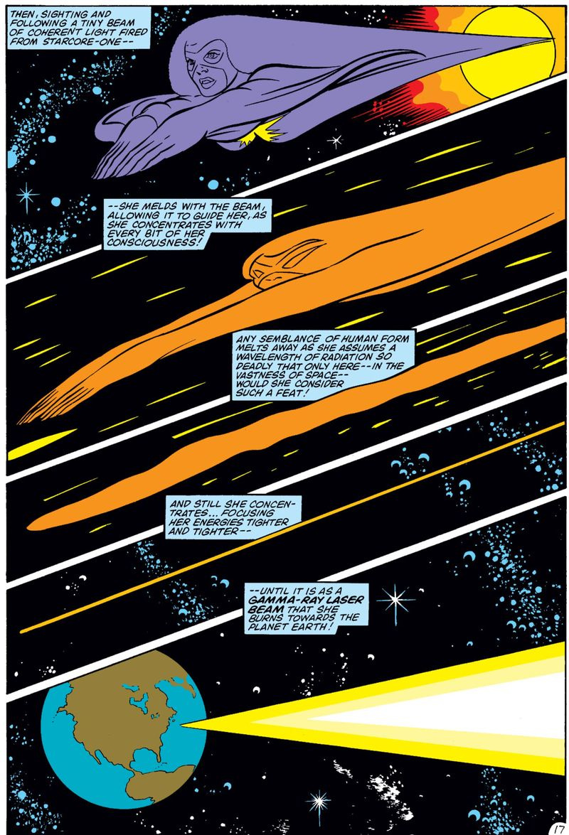 Η Monica Rambeau μετατρέπεται σε καθαρή ενέργεια.