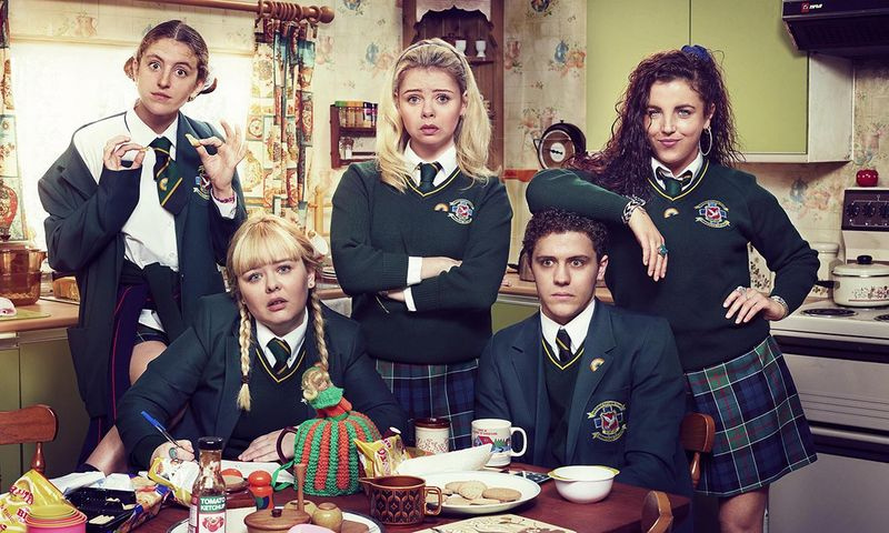 Rollerna för Derry Girls