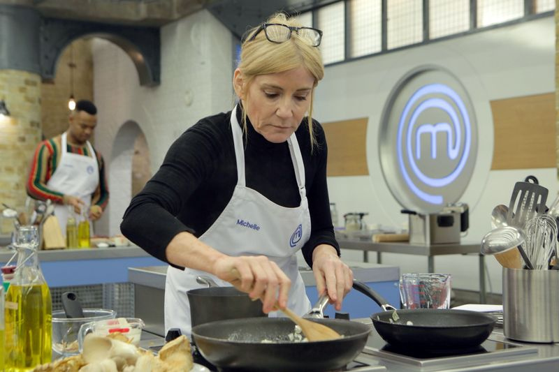 Michelle Collins kocht bei Celebrity MasterChef