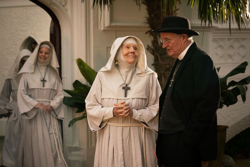 Dame Diana Rigg og Jim Broadbent i Black Narcissus