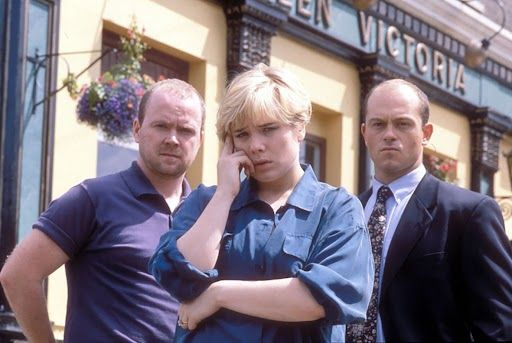 Sharon, Phil e Grant a EastEnders