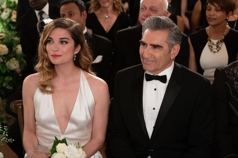 614 - Alexis (Annie Murphy), Johnny (Eugene Levy)