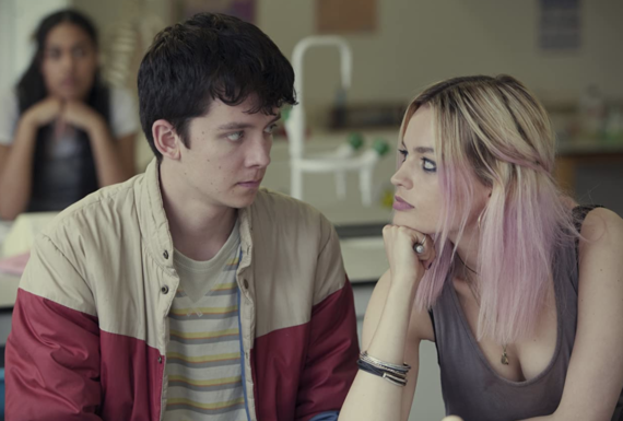 Educação sexual Asa Butterfield Emma Mackey