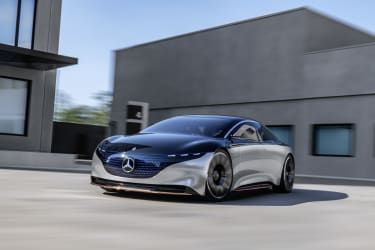 Mercedes-Benz VISION EQS, IAA 2019, VISION EQS arată o perspectivă asupra unui concept de vehicul complet electric din clasa de lux. // Mercedes-Benz VISION EQS, IAA 2019, VISION EQS