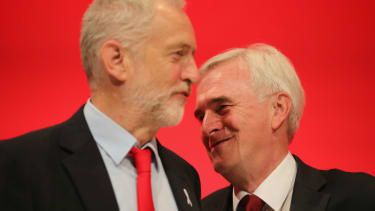 Dolgoletni evroskeptiki in zadržani ostanki John McDonnell in Jeremy Corbyn