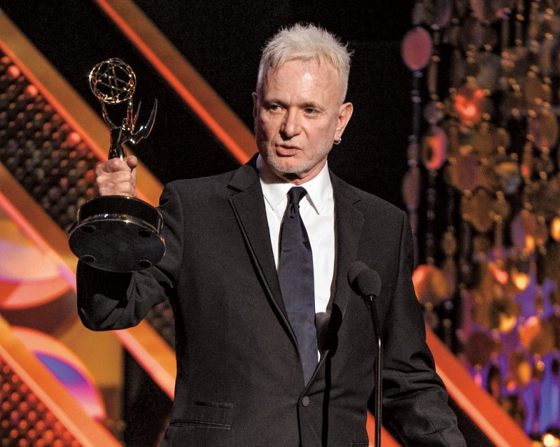 BURBANK, CA - APRIL 26: Anthony Geary accepts the award for Actor - Drama Series on the 42nd Annual Daytime Emmy Awards at the Warner Bros. Studio Lot on April 26, 2015 in Burbank, California. (Photo by Frank Micelotta/PictureGroup)