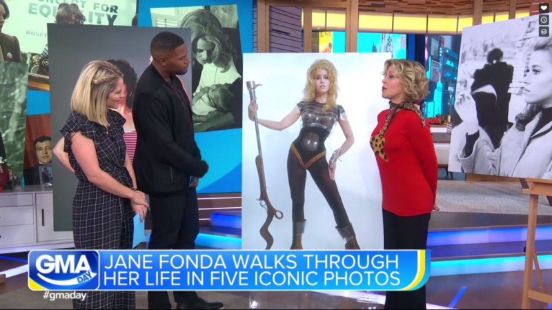 Jane Fonda enthüllt die Wahrheit über ihren Striptease 'Barbarella' am 'GMA Day' (VIDEO)