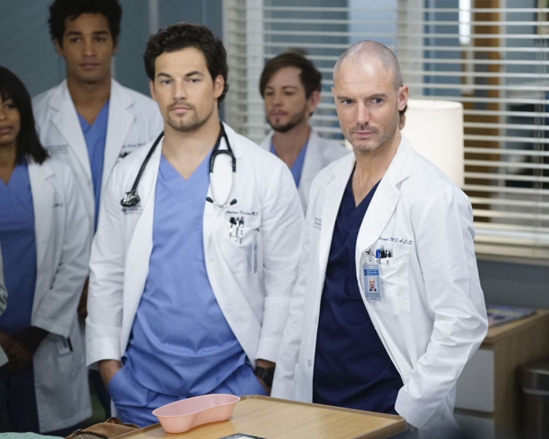 Giacomo Gianniotti Richard Flood Grey