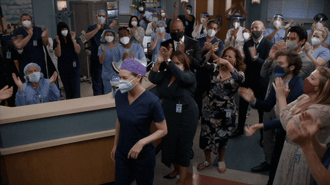 Grays Anatomy Applaus GIF von ABC Network - Find & Share on GIPHY