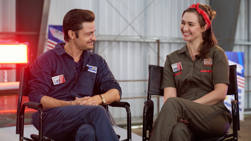 Vites Değiştirme filminde Tyler Hynes ve Katherine Barrell