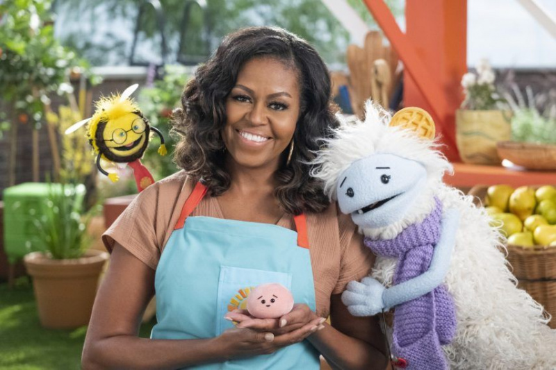 Vafeles un Moči Mišela Obama