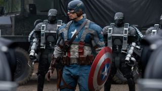 キャプテンアメリカのクリスエヴァンス:ファーストアベンジャー。