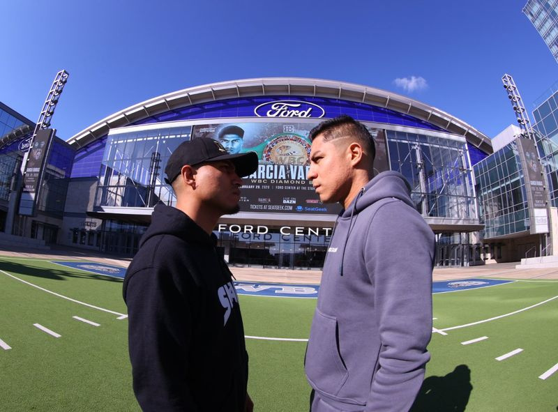 @Matchroomboxing på Twitter Garcia og Vargas Faceoff On the Field