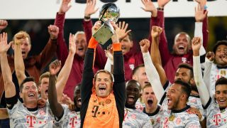 Πώς να παρακολουθήσετε Bundesliga - Η ομάδα της Bundesliga Bayern Munich γιορτάζει τη νίκη της στο Γερμανικό Σούπερ Καπ 2021