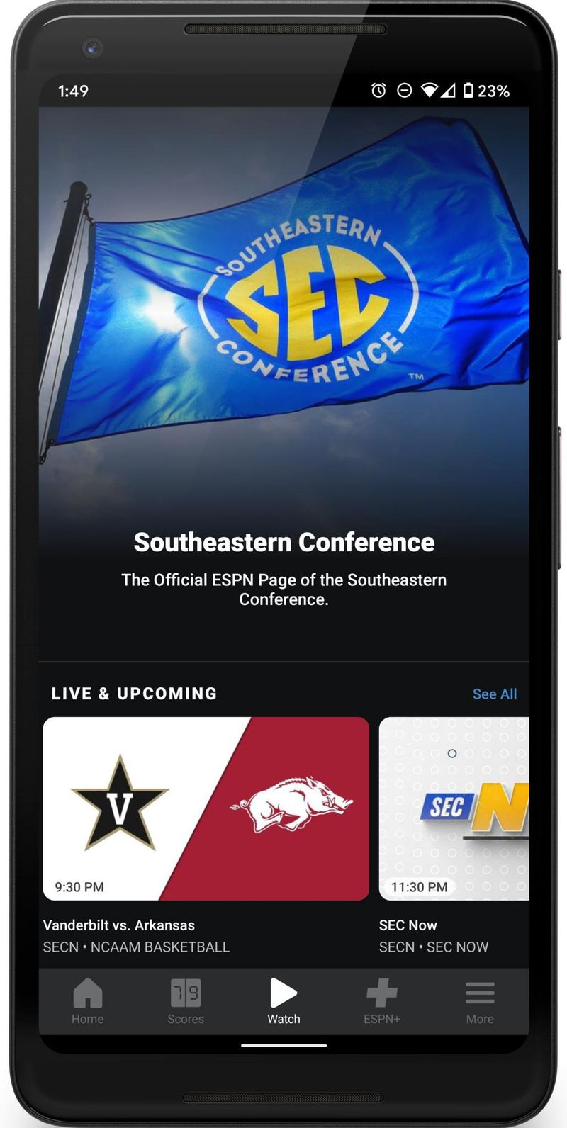 Ζωντανή μετάδοση τουρνουά SEC Men's Basketball Championship — Πώς να παρακολουθήσετε διαδικτυακά και χωρίς καλώδιο