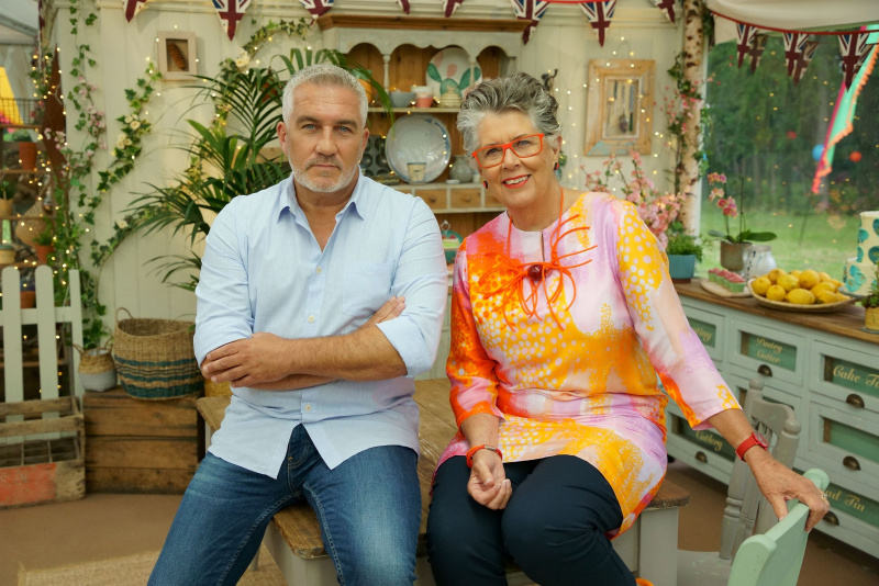   Prue Leith y Paul Hollywood sobre el Great British Bake Off