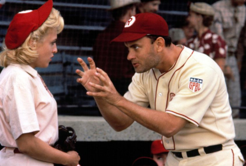 Tomas Hanksas „A League of their own Bitty Schram“