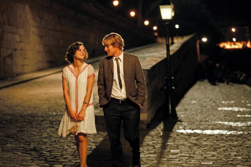 Vidurnaktis Paryžiuje Marion Cotillard Owen Wilson