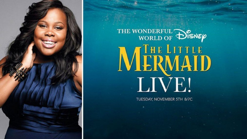 Amber Riley, la petite sirène en direct, incarne la star de Glee