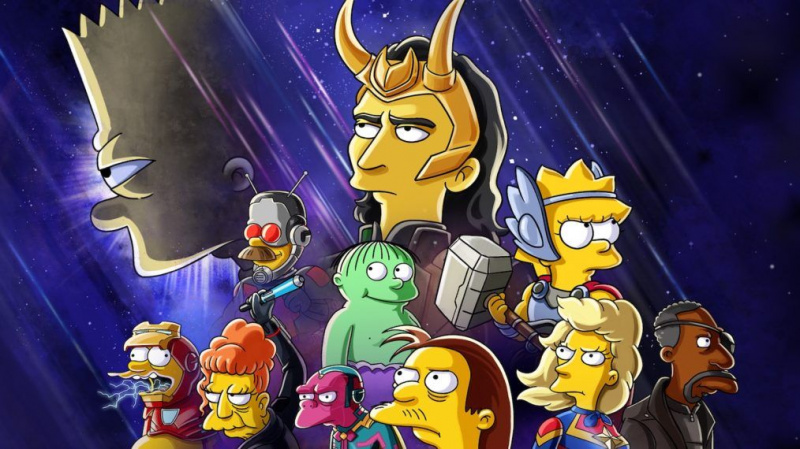 Il buono, il cattivo e il crossover Marvel di Loki Simpsons