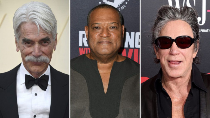 Sam Elliott, Laurence Fishburne og Mickey Rourke spiller i Peacocks 'MacGruber' -serie