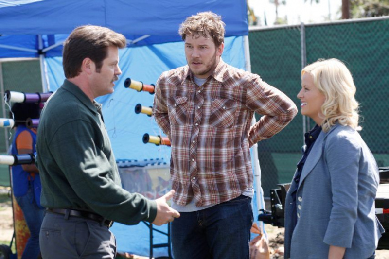 PARKS AND RECREATION - Nick Offerman, Chris Pratt, Amy Poehler - PARKS AND RECREATION --